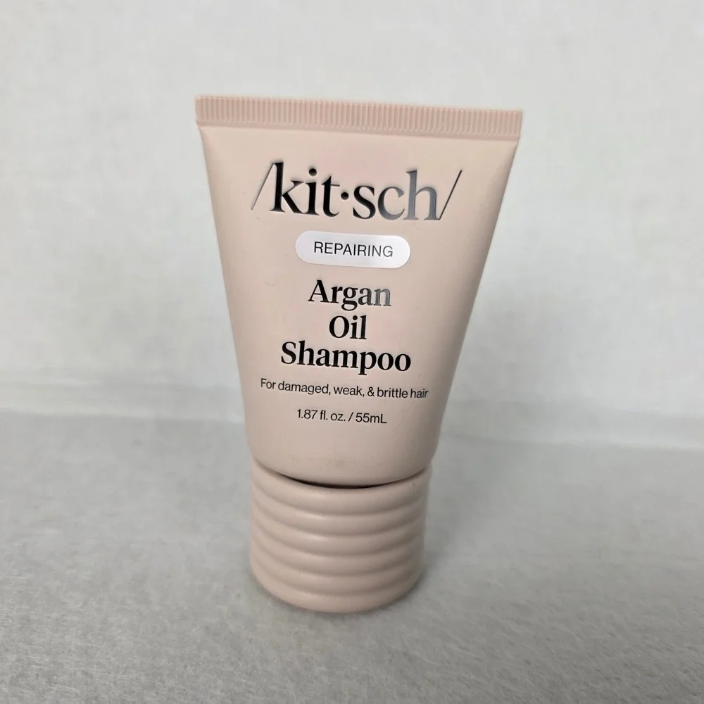 Kitsch Repairing Argan Oil Shampoo Travel Size 1.87oz Damaged Hair Grapefruit